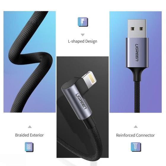 Cable Ugreen USB-C a Lightning (1Mt)